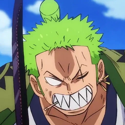 Стикер из набора zoro для Телеграм: Статические 😬
