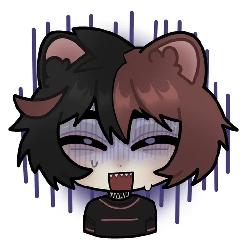 Стикер из набора zxcима @harunaqwe для Телеграм: Статические 😰