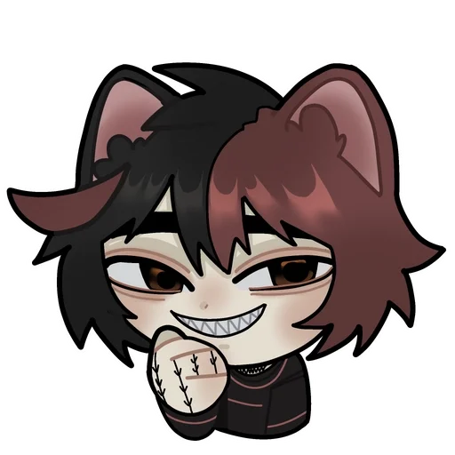 Стикер из набора zxcима @harunaqwe для Телеграм: Статические 😈