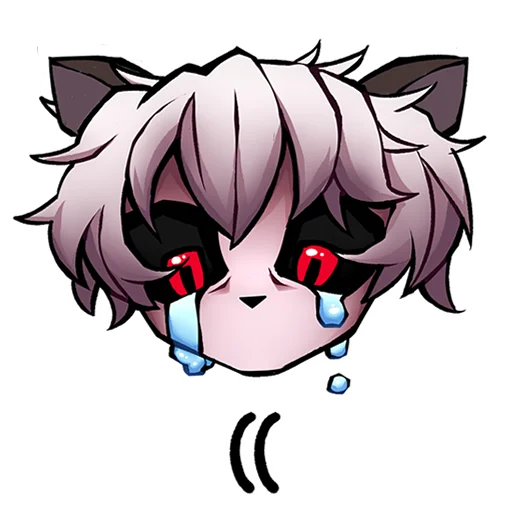 Стикер из набора ZXCURSED для Телеграм: Статические 😭
